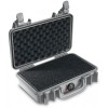 Case colour: Silver,  Case interior: With cubed foam