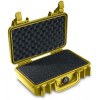 Case colour: Yellow,  Case interior: With cubed foam