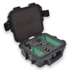 Case interior: Black/Green Foam