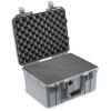 Case colour: Silver,  Case interior: With cubed foam