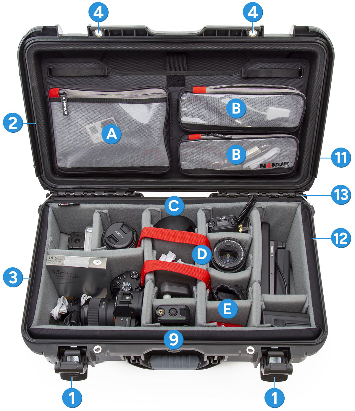 Nanuk 935 Pro Photo Kit Case