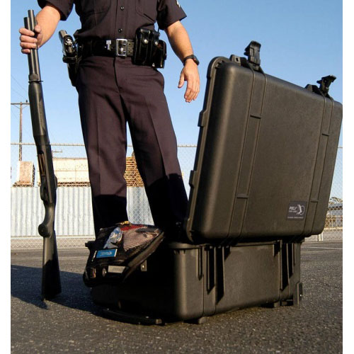 Pelican 1560 Case - Heavy Duty Watertight Protective Hard Case, No Foam, Yellow (1560NF)