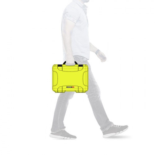 Nanuk 910 Gun Case - Waterproof Shockproof Pistol Case With Foam Inserts (Tan)