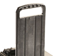 a close up of a peli 1610m mobility cases Retractable extension handle