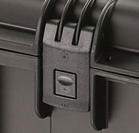 a close up of a peli storm im3075 cases seven Press & Pull Latches