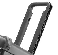 a close up of a peli storm im2875 cases Telescopic Handle