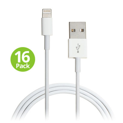 Apple-approved Lightning to USB Cables 1m (16-pack)