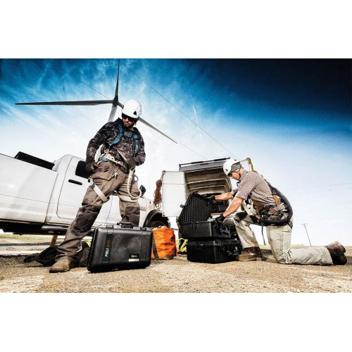 Peli 1150 - Valigetta con imbottitura in poliuretano espanso, colore: Arancione