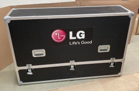 Large Custom Built TV Flight Case